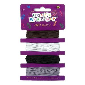Products: Craft Stretch Elastic 4.5m ea 4col - Avalon International