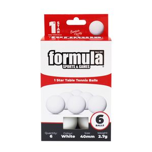 Balls Ping Pong 6pc 40mm - Avalon International