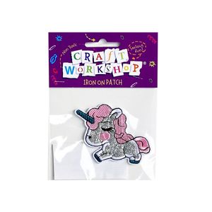Products: Craft Iron On Sparkly Unicorn 7.6cm - Avalon International