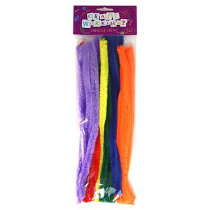 Craft Chenille Stems Jumbo 1.5x30cm 24pc - Avalon International