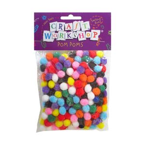 Craft Pom Pom Mini 10mm x 200pc - Avalon International