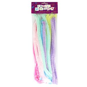 Products: Craft Chenille Stems Jumbo Pastel 1.5x30cm 24pc - Avalon International