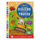 Colouring Book Diggers & Trucks 56pg 270x197 - Avalon International