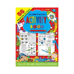Products: Activity Book Action Packed 56pgs A4 - Avalon International