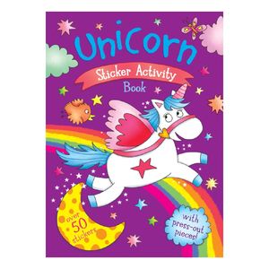 Products: Colour Sticker Book Unicorn 16pg+ 295x210 - Avalon International