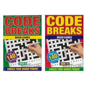 Code Breaks Puzzle Book 160pg A5 - Avalon International