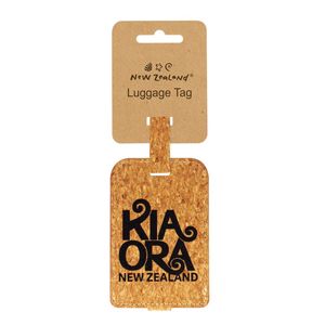 Luggage Tag Cork NZ Kia Ora 11cm - Avalon International