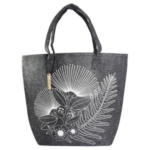 Tote Bag Large Felt NZ Grey 44x37cm - Avalon International