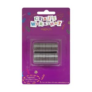 Craft Magnets Round 18x5mm 16pc PBH - Avalon International