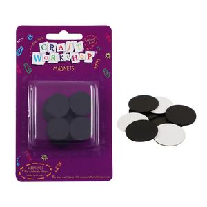 Craft Magnet Adhesive Round 2cmx1mm 80pc - Avalon International