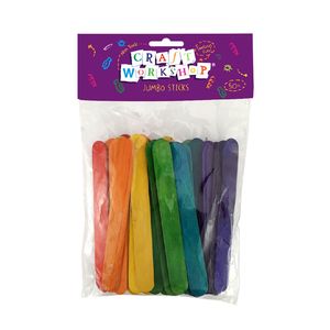 Products: Craft Pop Sticks Jumbo Colour 50pc - Avalon International