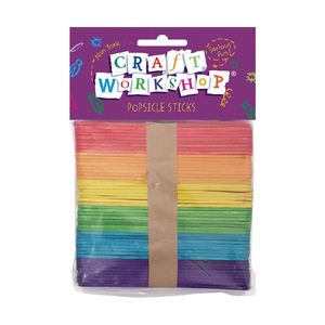 Products: Craft Pop Sticks Col 100pc 115x10mm - Avalon International