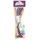 Craft Chenille Stems +Pompoms +Eyes 80pc - Avalon International