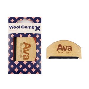 Wool Comb Wooden 7.8 x 4.3cm - Avalon International