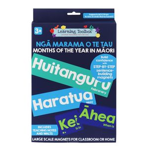 Products: Magnetic Months in Te Reo Māori 23+pcs - Avalon International