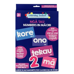 Magnetic Numbers in Te Reo Māori 62+pcs - Avalon International