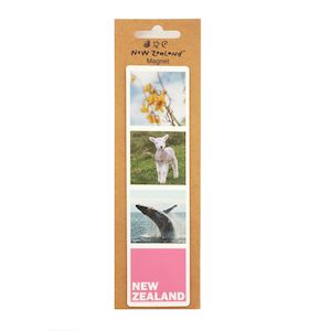 Products: Magnet NZ Whale Photo Strip 5x20cm B/C - Avalon International