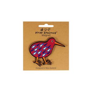 Magnet Wooden NZ Kiwi 73mm B/C - Avalon International