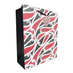 Gift Bag L Māori Design 33x26.5cm - Avalon International
