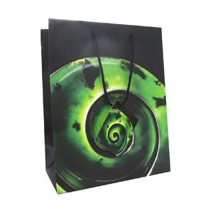 Gift Bag M NZ Koru 17.8x23x10.2cm - Avalon International