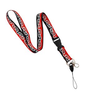 Lanyard NZ Design Black,Red,White 19mm - Avalon International