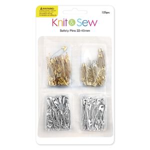 K&S Safety Pins 125pc 22-45mm - Avalon International