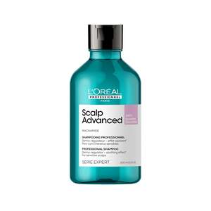 Scalp Advanced Anti-discomfort dermo-regulator shampoo.