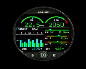 Certified Equipment - New: Electronics International – CGR-30P Colour Engine Monitor