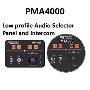 Audio: PS Engineering PMA4000 – Low Profile Audio Panel & ICS