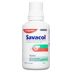 Dental Product Range: Colgate Savacol Original 300ml Mouth Rinse