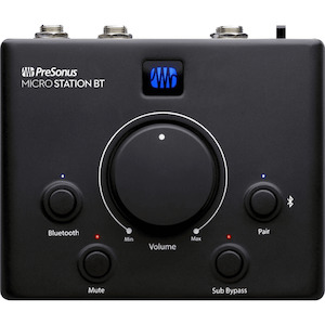 Products: PreSonus MicroStation BT 2.1 Monitor Controller with Bluetooth Connectivity