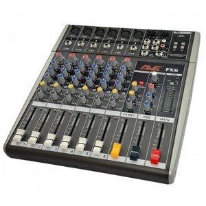 Products: AVE Strike FX6 PA Mixer and USB 6 Channel