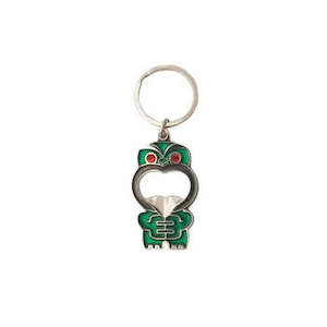 NZ Made PouPou Tiki Keyring & Bottle Opener