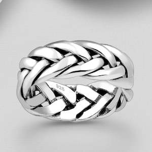 Sterling Silver Weave Ring