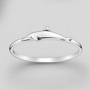 Rings: Sterling Silver Dolphin Ring