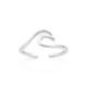 Sterling Silver Wave Toe Ring