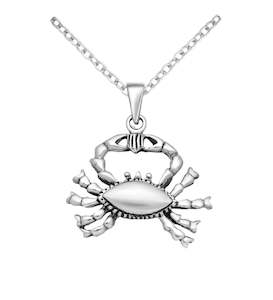 Sterling Silver Crab Pendant