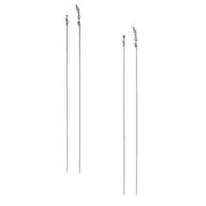 Earrings: Sterling Silver Bar Threaders