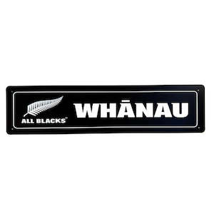 All Blacks Metal Hanging Sign - All Blacks Whānau