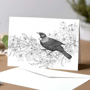 Gift Cards: Card - Home is Here - Tūī