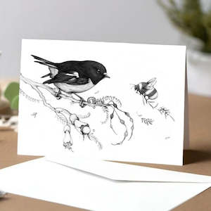 Card - Forest Pandas - Tomtit