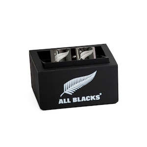 Home New Arrivals: Official All Blacks Silver with Fern Cufflinks