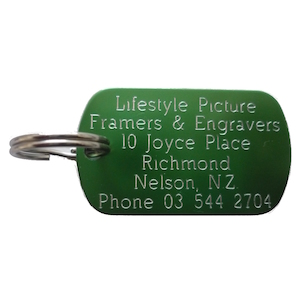 Engraved Luggage Tags/Dog Tags Award Engravers