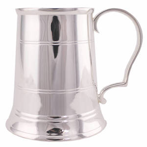 Products: Silver Plated Tankard - 01 With Presentation Box Award Engravers NZ