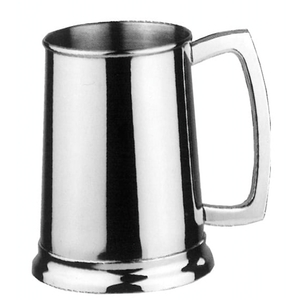 Products: Stainless Steel Tankard - 01 With Presentation Box Award Engravers NZ