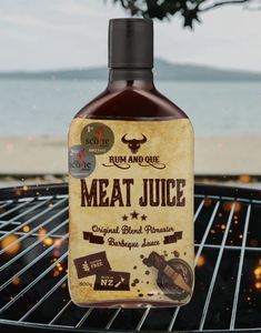 RUM AND QUE SAUCE MEAT JUICE