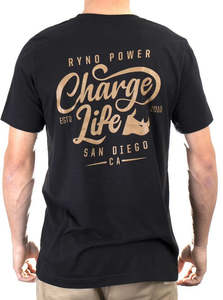 Ryno Power: RYNO POWER T Shirt Charge Life Copper Large