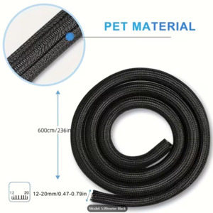 ARD Flexible Braided Cable Management Sleeve