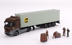 1: 64 Mercedes-Benz Actros Container Semi Crew - AWESOME COLLECTABLES