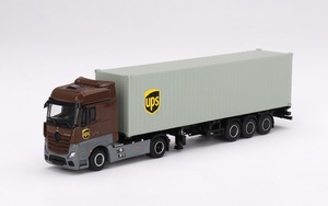 Products: 1: 64 Mercedes-Benz Actros Heavy-Duty Container Semi - AWESOME COLLECTABLES